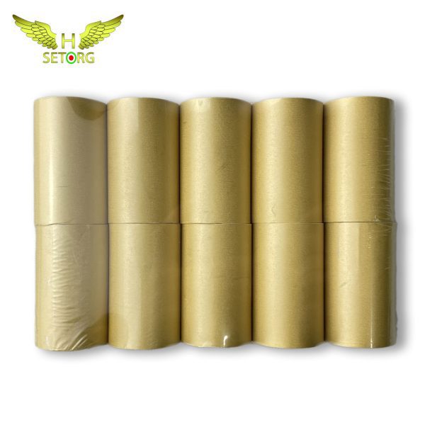رول حرارتی کارتخوان طلایی بسته 10 عددی