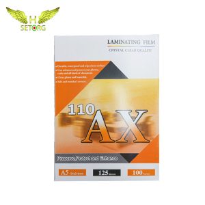 طلق پرس کارت a5 مدل 125 میکرون – برند AX