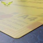 طلق صحافي پ پ پرگه زرد 350 ميكرون A4 - Image 5