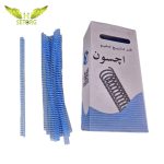 فنر صحافی مارپیچ سایز 14 آبی بسته 130 عددی