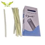 فنر صحافی مارپیچ سایز 14 سبز بسته 130 عددی