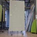 پایه تخته وایت برد شیشه ای چرخدارسترگ پاد کروم - Image 5